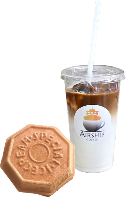 お菓子とドリンクの画像